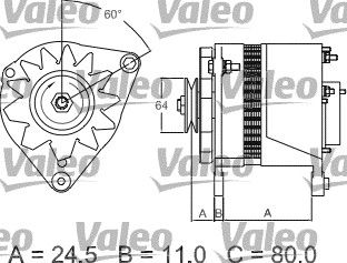 Alternateur VALEO RE-GEN REMANUFACTURED