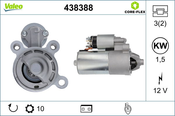 Démarreur VALEO CORE-FLEX