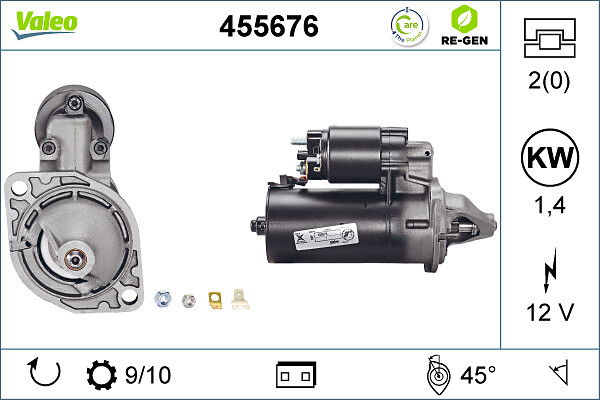 Démarreur VALEO RE-GEN REMANUFACTURED