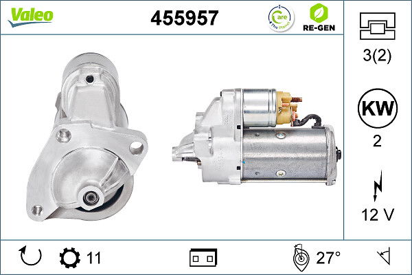 Démarreur VALEO RE-GEN REMANUFACTURED