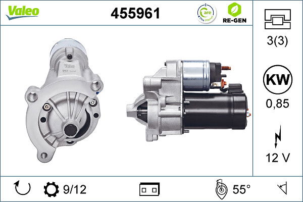 Démarreur VALEO RE-GEN REMANUFACTURED