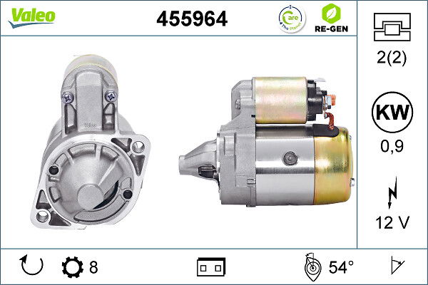 Démarreur VALEO RE-GEN REMANUFACTURED