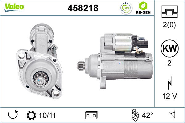 Démarreur VALEO RE-GEN REMANUFACTURED