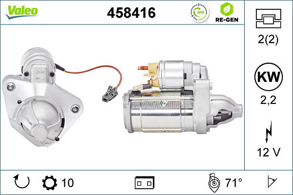 Démarreur VALEO RE-GEN REMANUFACTURED