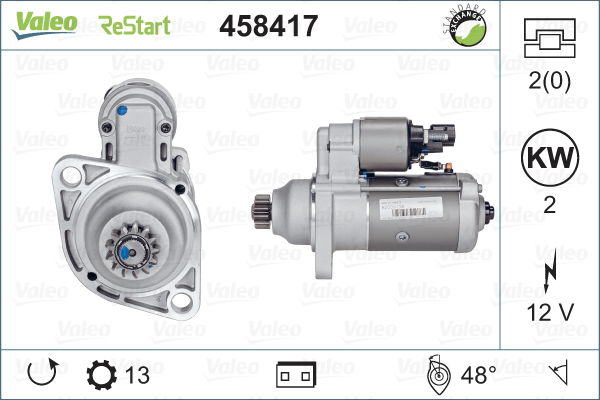 Démarreur VALEO RE-GEN REMANUFACTURED STOP&START