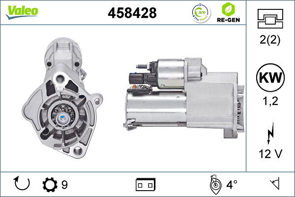 Démarreur VALEO RE-GEN REMANUFACTURED