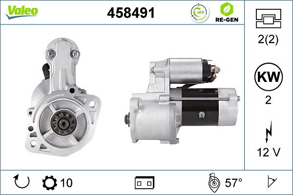 Démarreur VALEO RE-GEN REMANUFACTURED