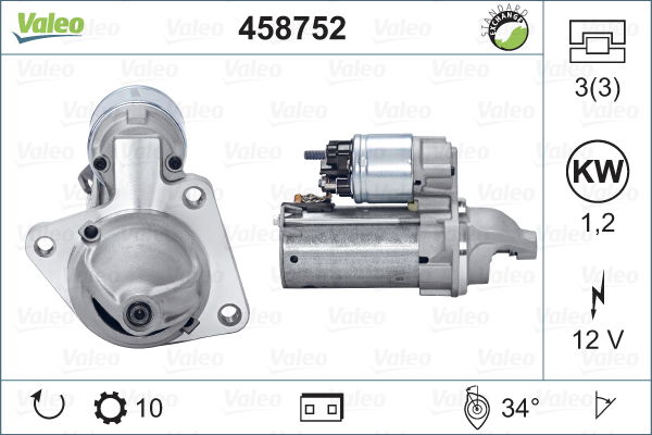 Démarreur VALEO RE-GEN REMANUFACTURED