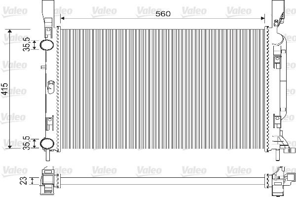 Radiateur, refroidissement du moteur