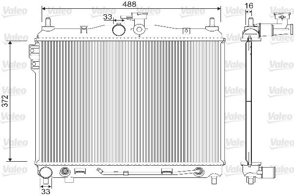 Radiateur, refroidissement du moteur