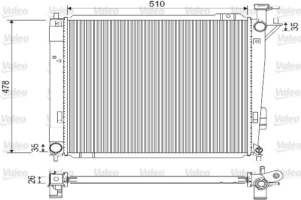 Radiateur, refroidissement du moteur