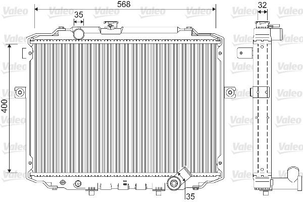 Radiateur, refroidissement du moteur