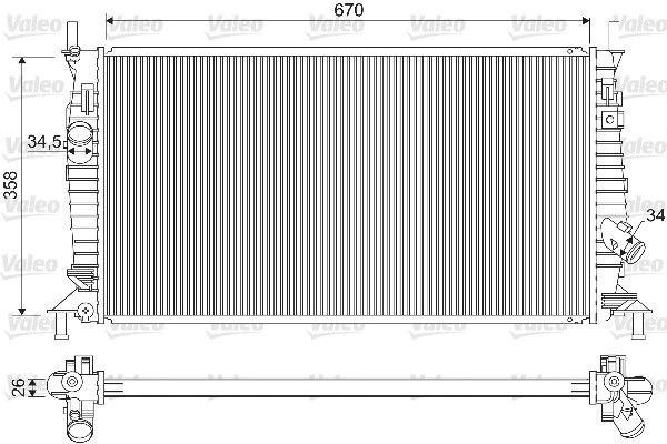 Radiateur, refroidissement du moteur