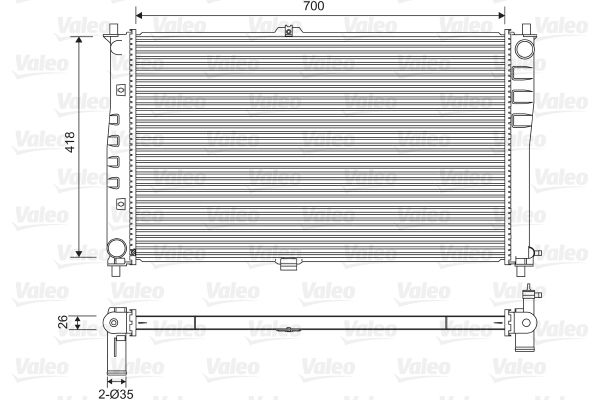 Radiateur, refroidissement du moteur