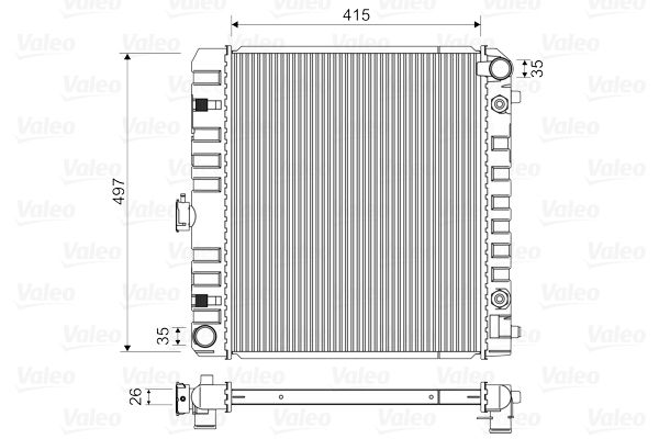 Radiateur, refroidissement du moteur