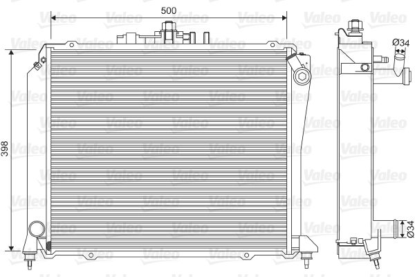 Radiateur, refroidissement du moteur