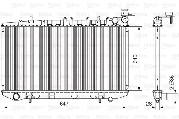 Radiateur, refroidissement du moteur