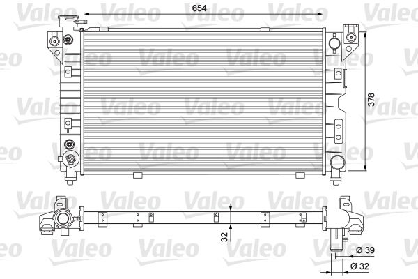 Radiateur, refroidissement du moteur VALEO CLASSIC