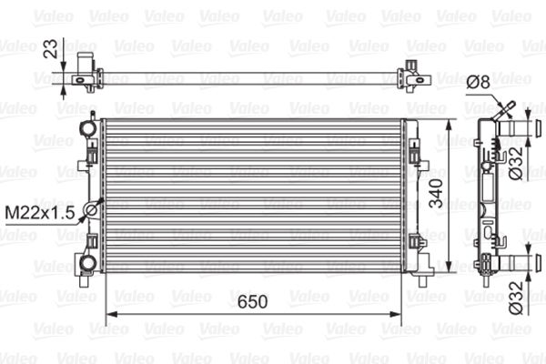 Radiateur, refroidissement du moteur