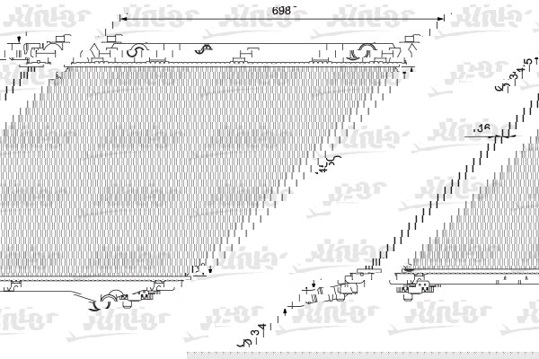 Radiateur, refroidissement du moteur