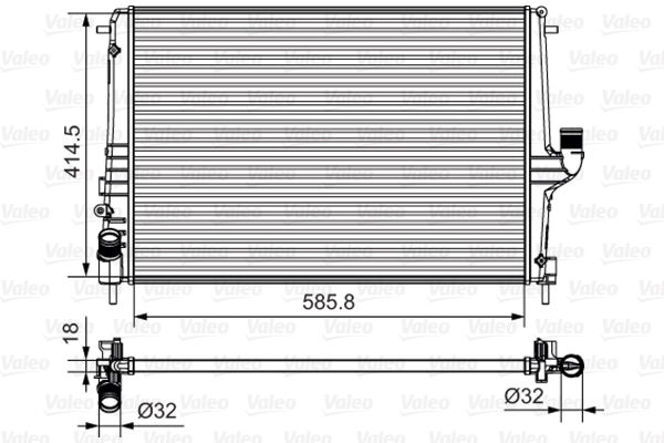 Radiateur, refroidissement du moteur