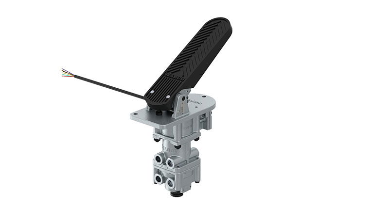 Valve de commande de frein, frein de service