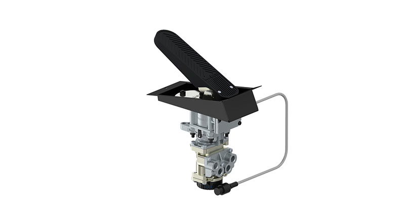 Valve de commande de frein, frein de service