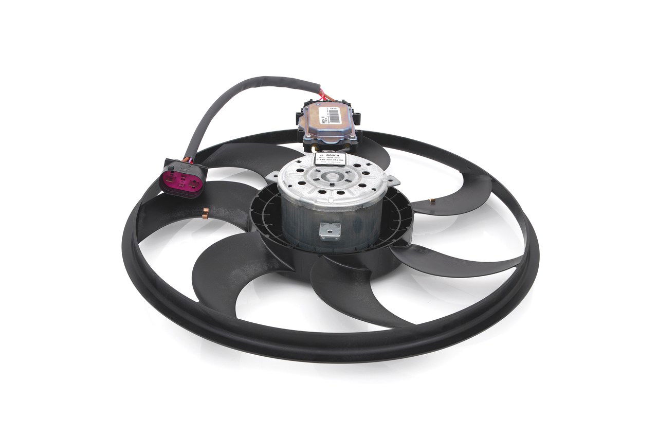 Moteur électrique, ventilateur pour radiateurs
