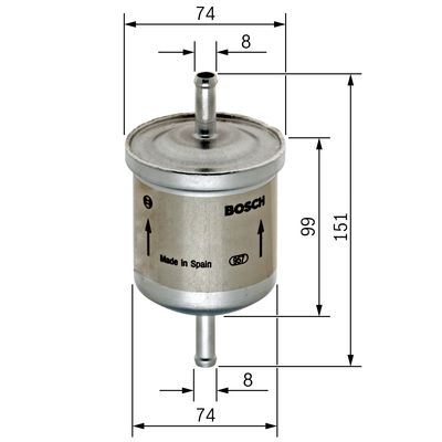 Filtre à carburant