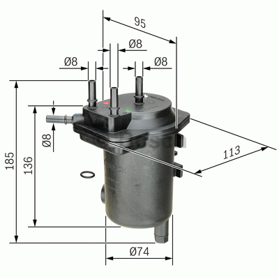 Filtre à carburant