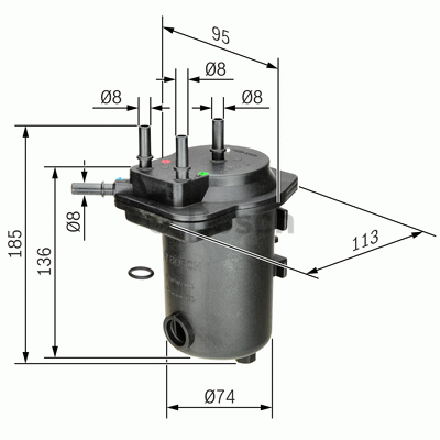 Filtre à carburant