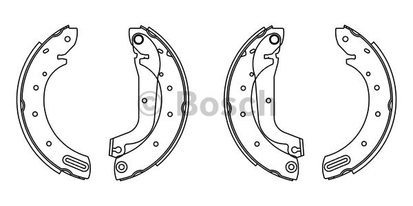 Jeu de mâchoires de frein