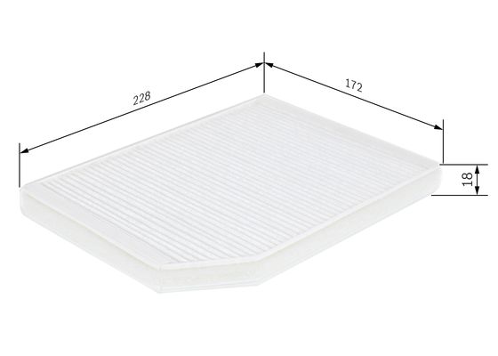 Filtre, air de l'habitacle