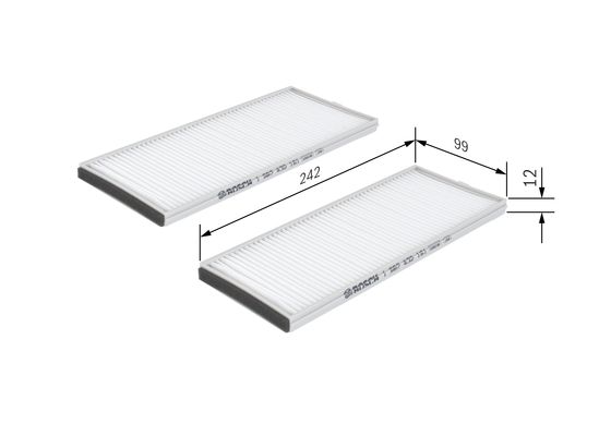 Filtre, air de l'habitacle