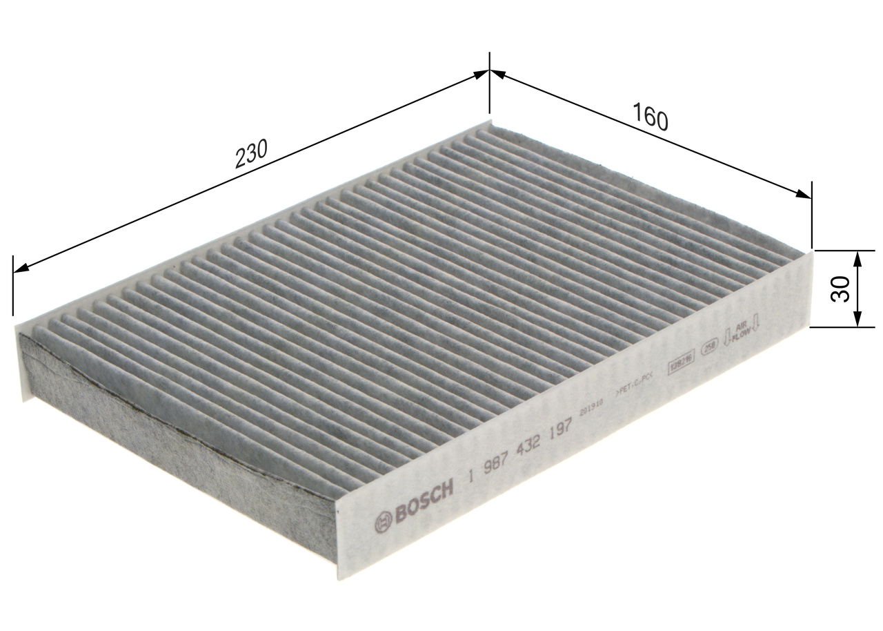Filtre, air de l'habitacle