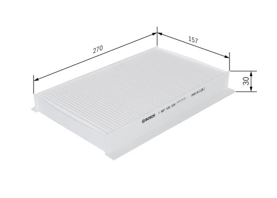 Filtre, air de l'habitacle