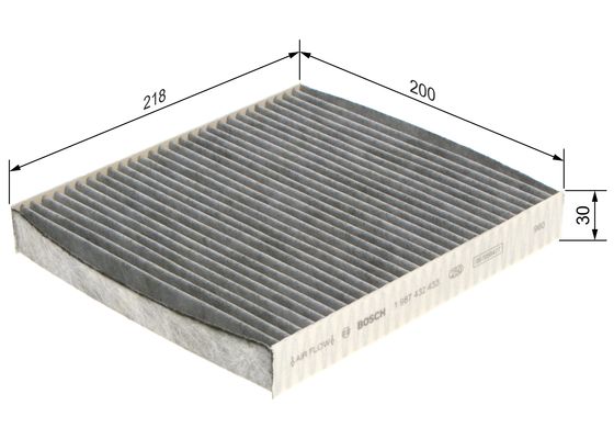 Filtre, air de l'habitacle