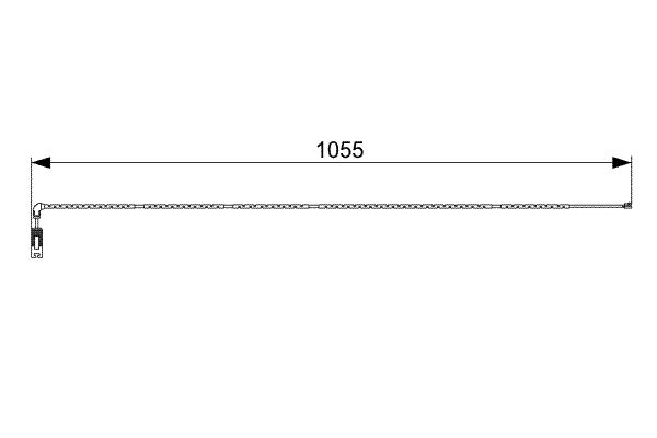 Contact d'avertissement, usure des plaquettes de frein