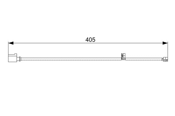 Contact d'avertissement, usure des plaquettes de frein