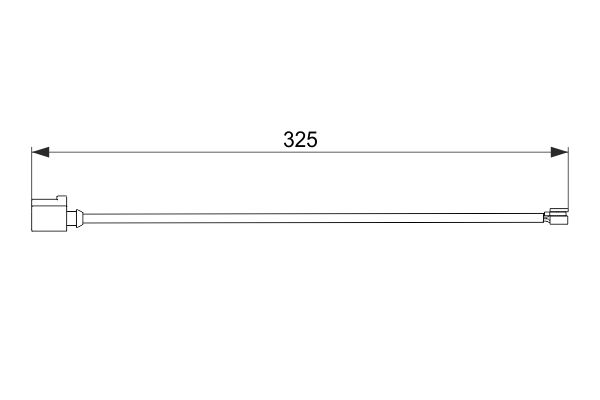 Contact d'avertissement, usure des plaquettes de frein