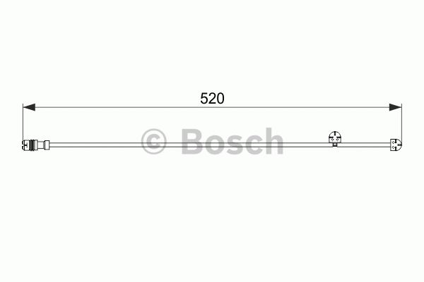 Contact d'avertissement, usure des plaquettes de frein