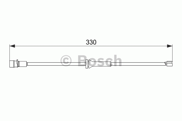 Contact d'avertissement, usure des plaquettes de frein
