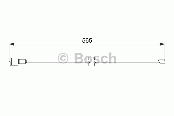 Contact d'avertissement, usure des plaquettes de frein