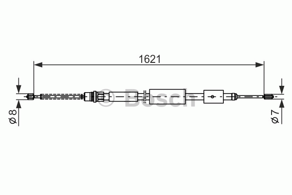 Tirette à câble, frein de stationnement