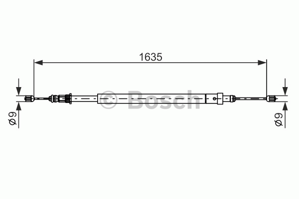 Tirette à câble, frein de stationnement