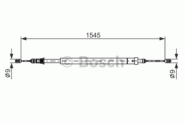 Tirette à câble, frein de stationnement