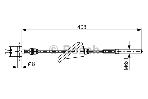 Tirette à câble, frein de stationnement