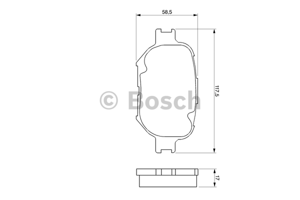 Kit de plaquettes de frein, frein à disque