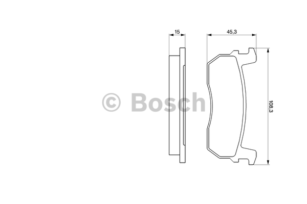 Kit de plaquettes de frein, frein à disque