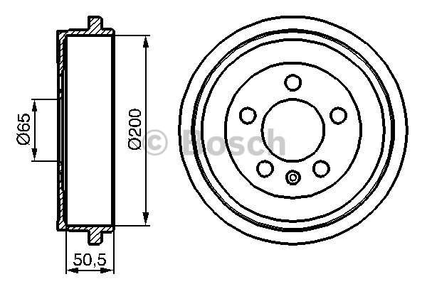 Tambour de frein (vendu par 2)